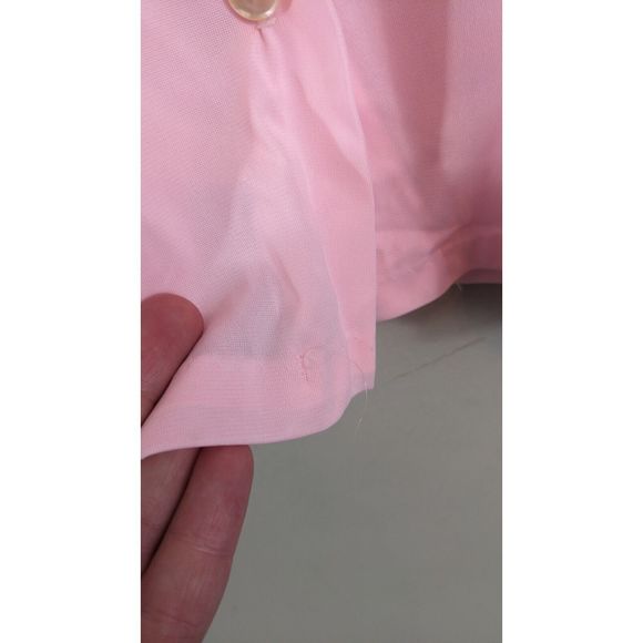 Pink Vintage Deena Nylon Night Shirt Flower Power 60s - Picture 8 of 16